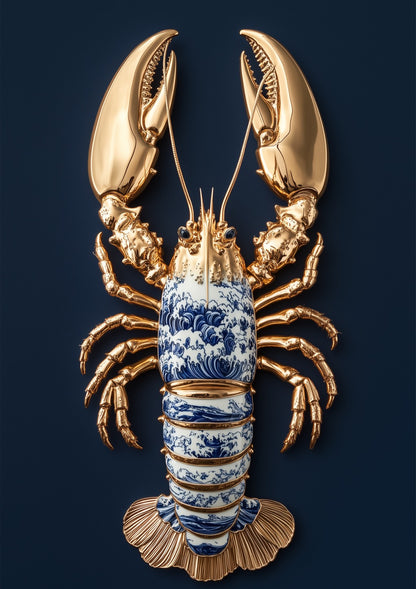 Gold &amp; Blue Lobster - 5.jpg
