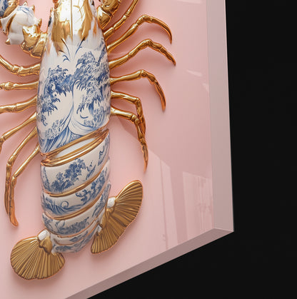 Pink &amp; Gold Lobster - 4.jpg