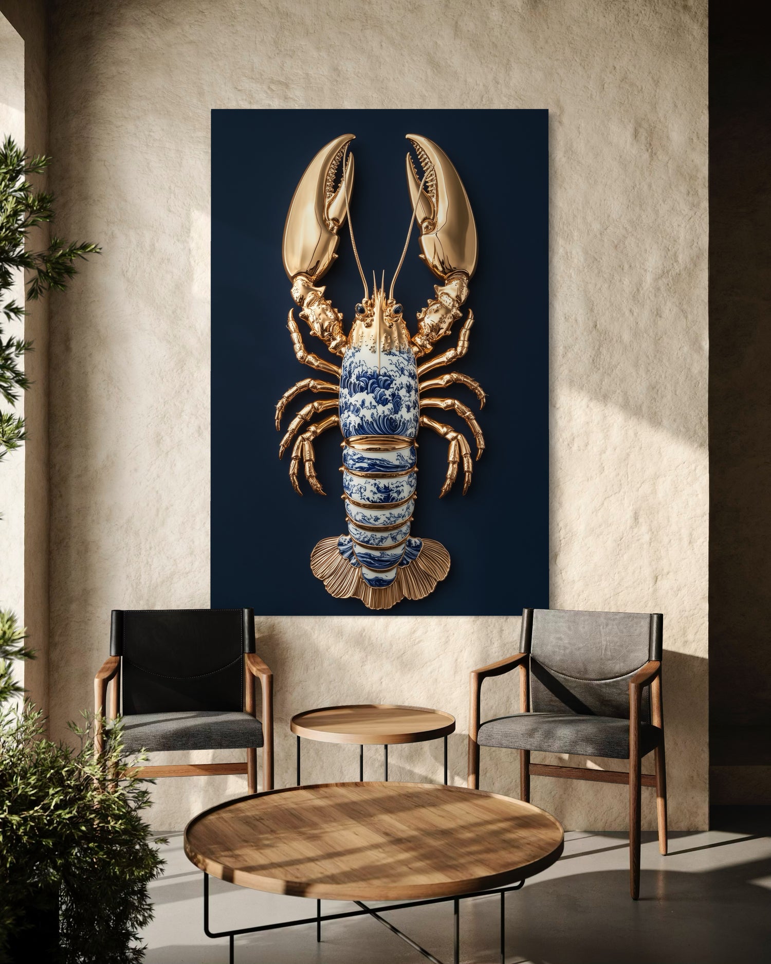 Gold &amp; Blue Lobster - 3.jpg