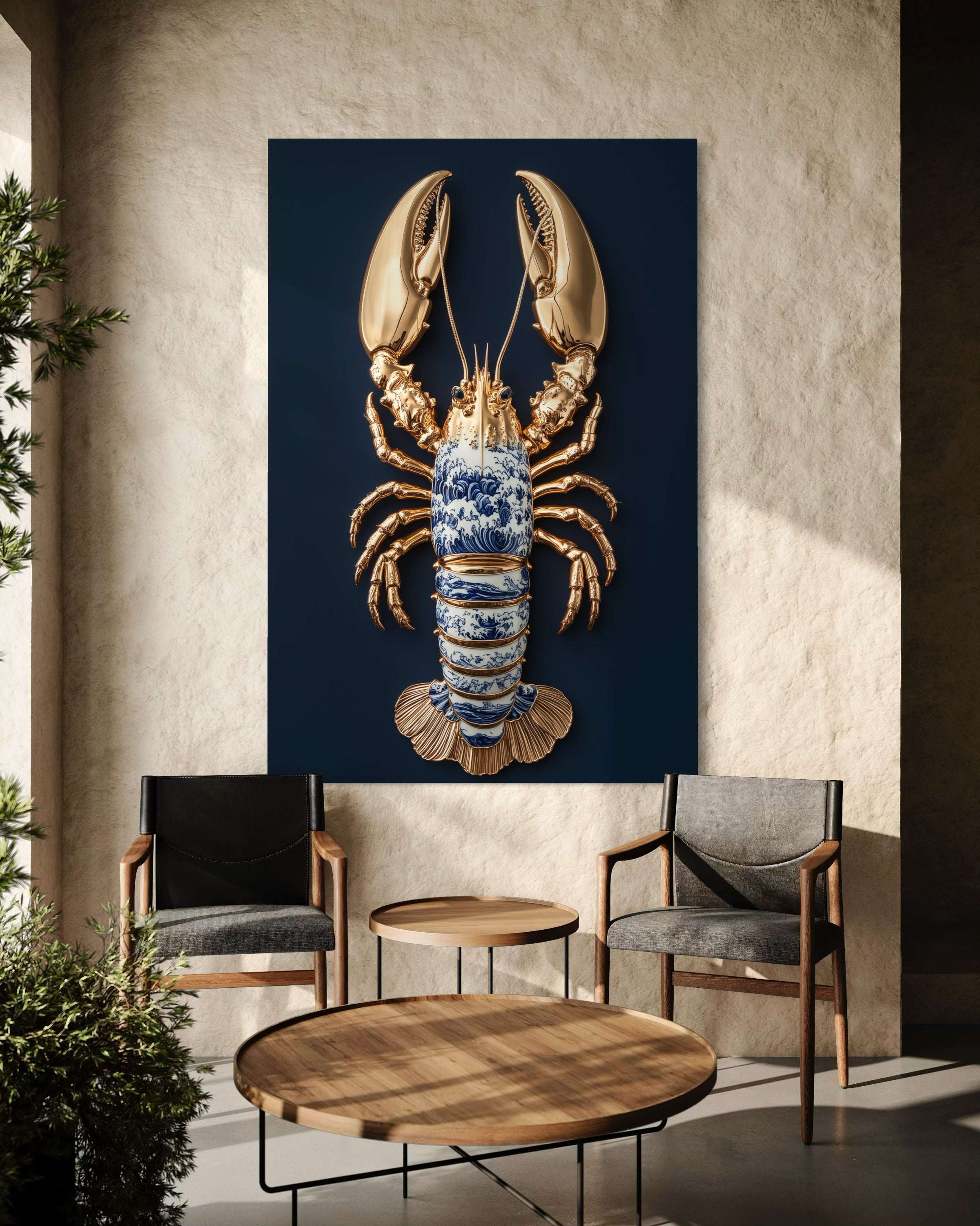 Gold &amp; Blue Lobster - 3.jpg