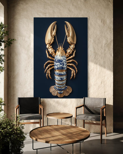 Gold &amp; Blue Lobster - 3.jpg