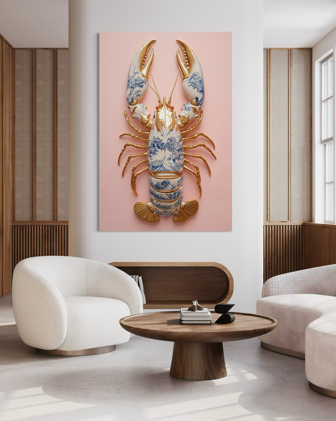 Pink &amp; Gold Lobster - 2.jpg