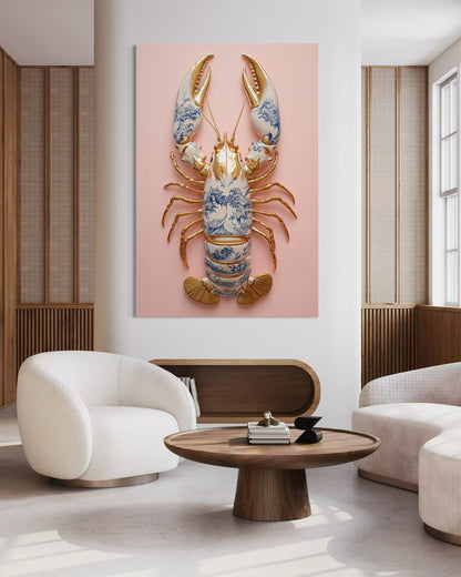 Pink &amp; Gold Lobster - 2.jpg