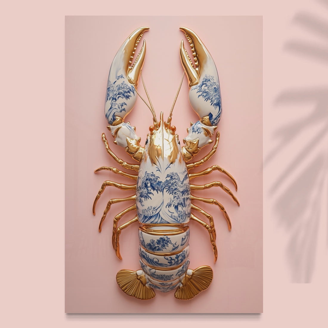 Pink &amp; Gold Lobster - 1.jpg